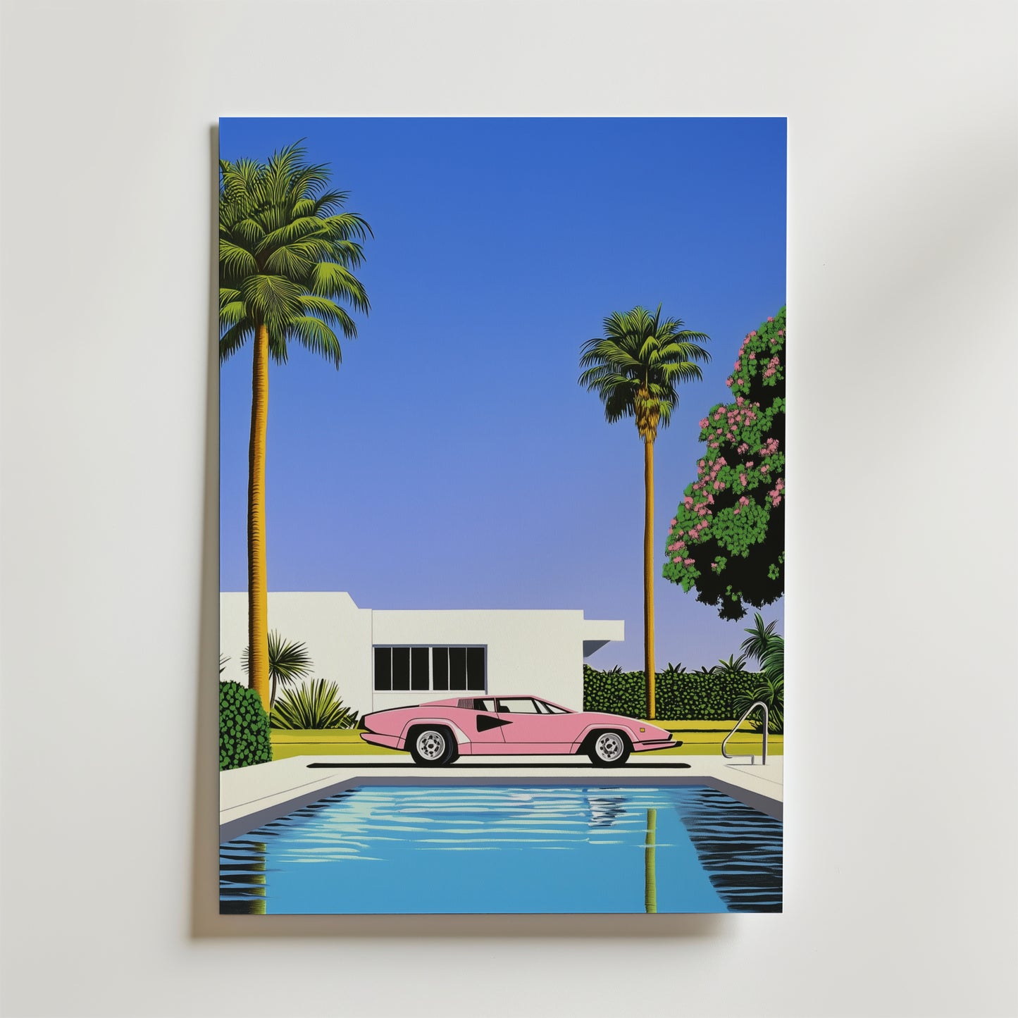 Palm Springs Hiroshi Poster