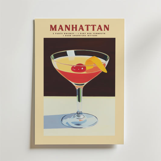 Manhattan Drink Poster