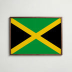 Jamaica National Flag Poster poster – väggdekoration för hemmet – köp hos Bozetto
