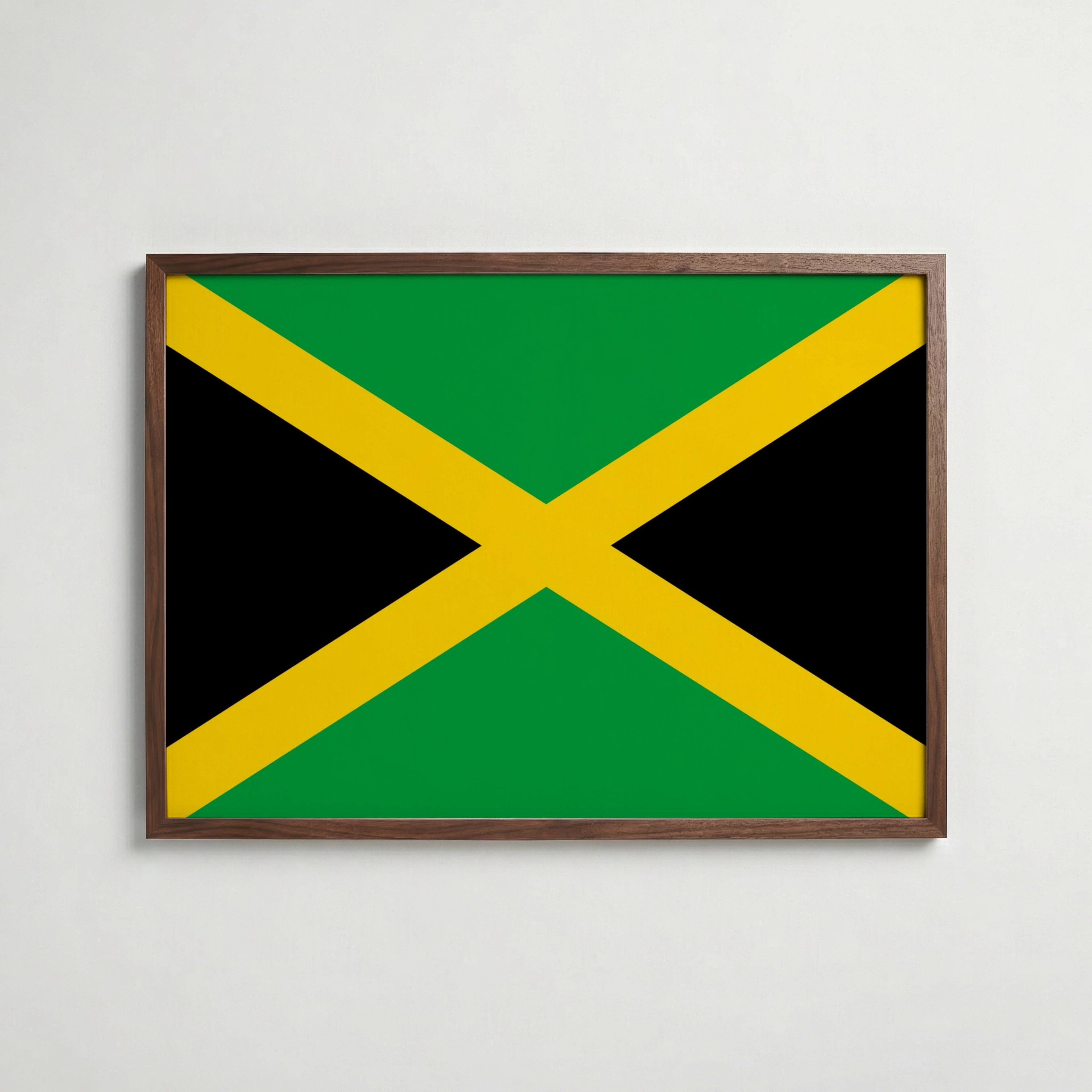 Jamaica National Flag Poster poster – väggdekoration för hemmet – köp hos Bozetto