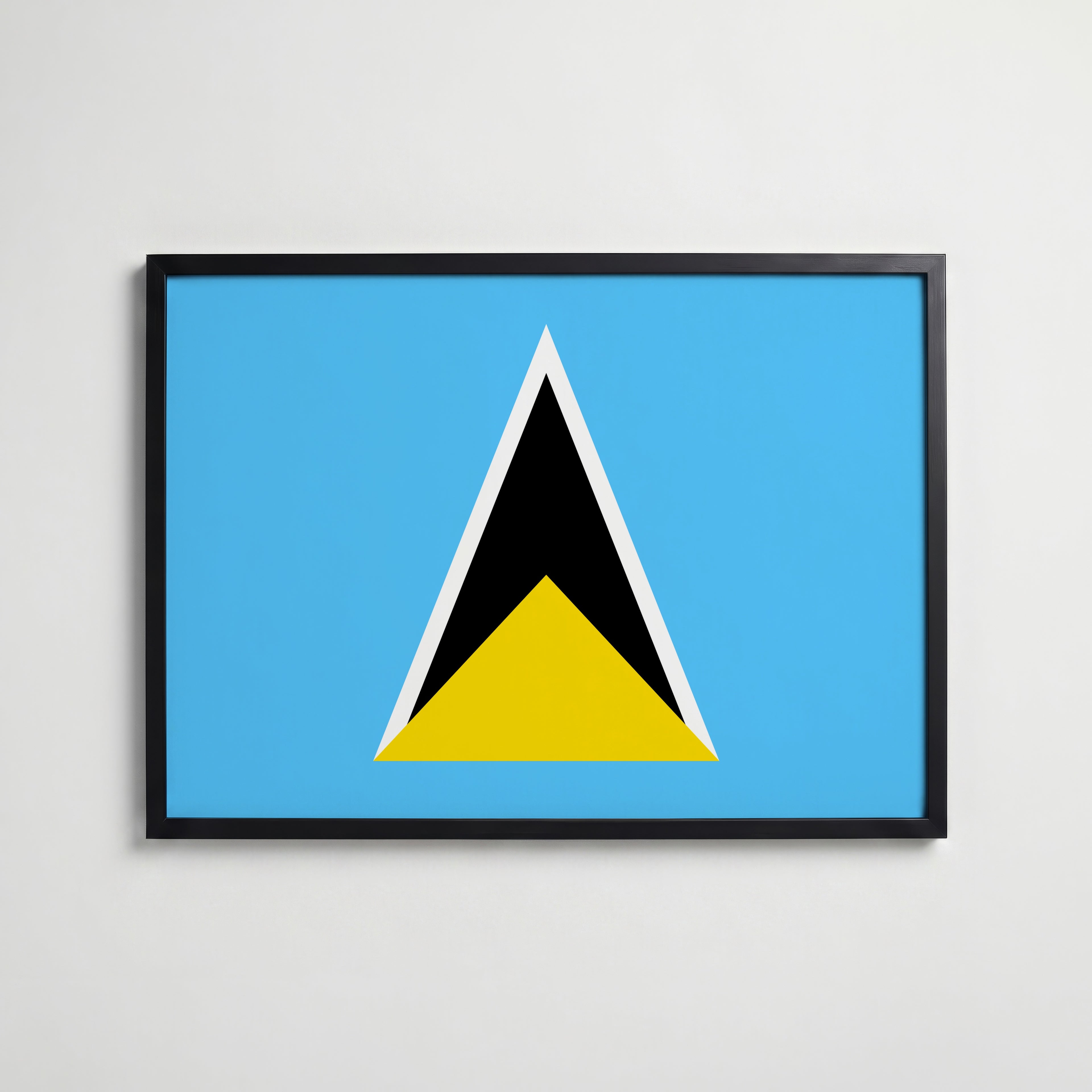 Saint Lucia National Flag Poster affisch – köp poster online – Bozetto väggdekoration