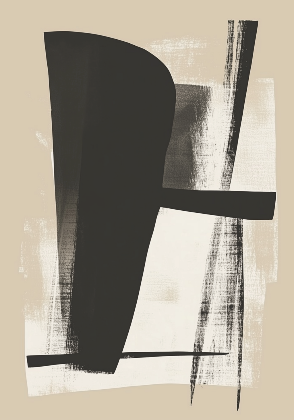 Bold Abstract Shapes Poster