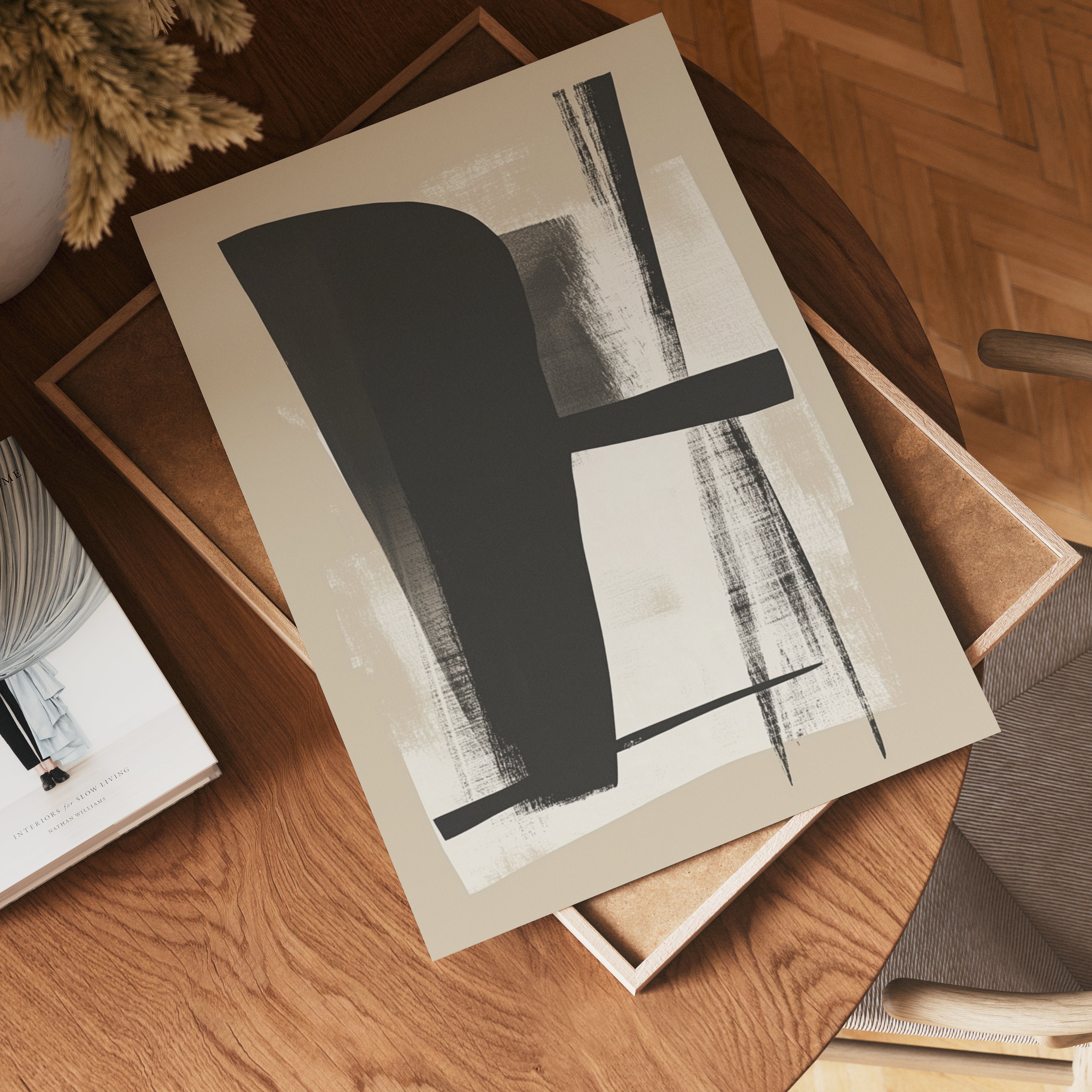 Bold Abstract Shapes Poster