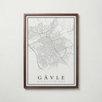 Gävle Karta Poster