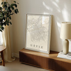 Gävle Karta Poster