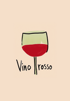 Vino Rosso Poster