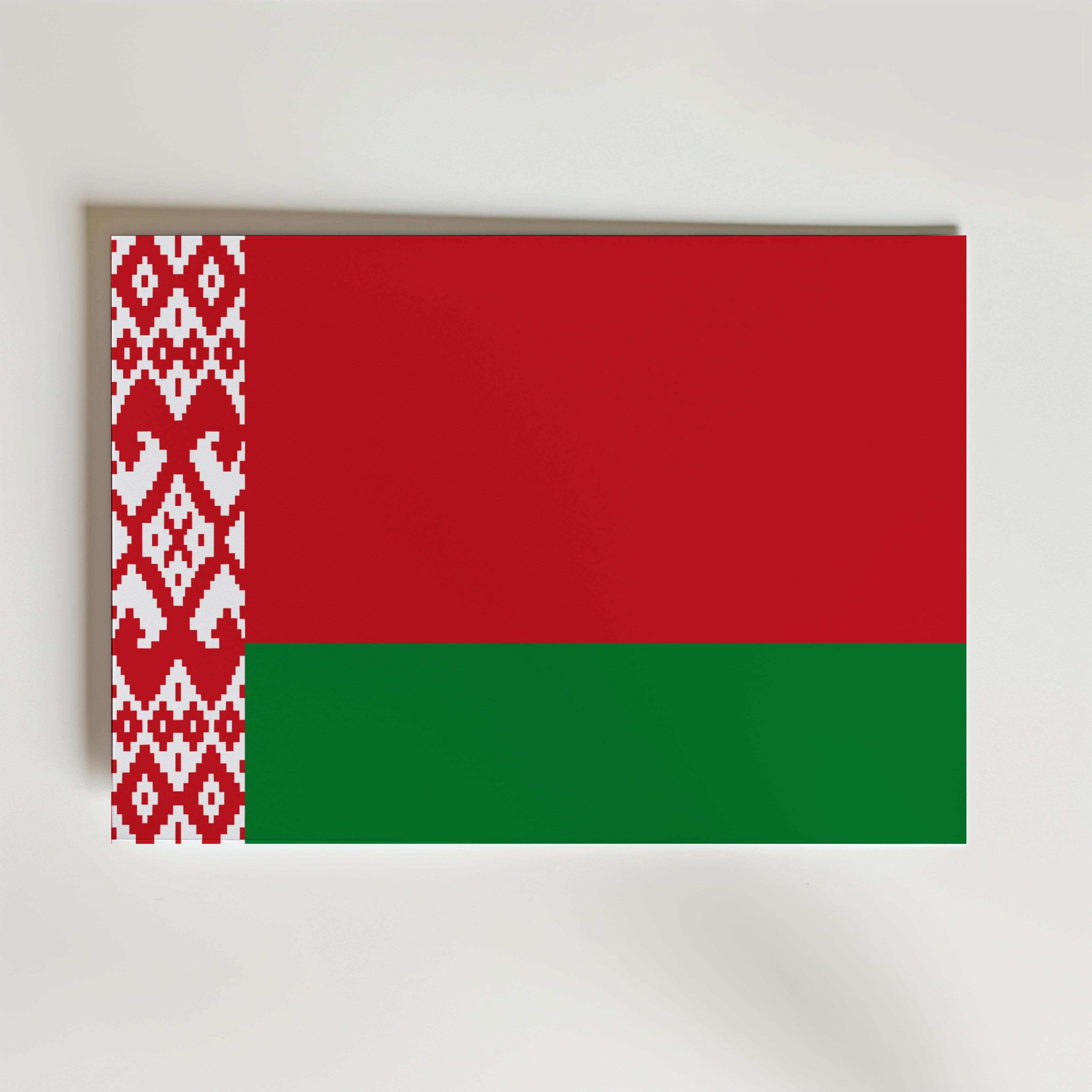 Belarus National Flag Poster affisch – poster till väggdekoration – köp online hos Bozetto