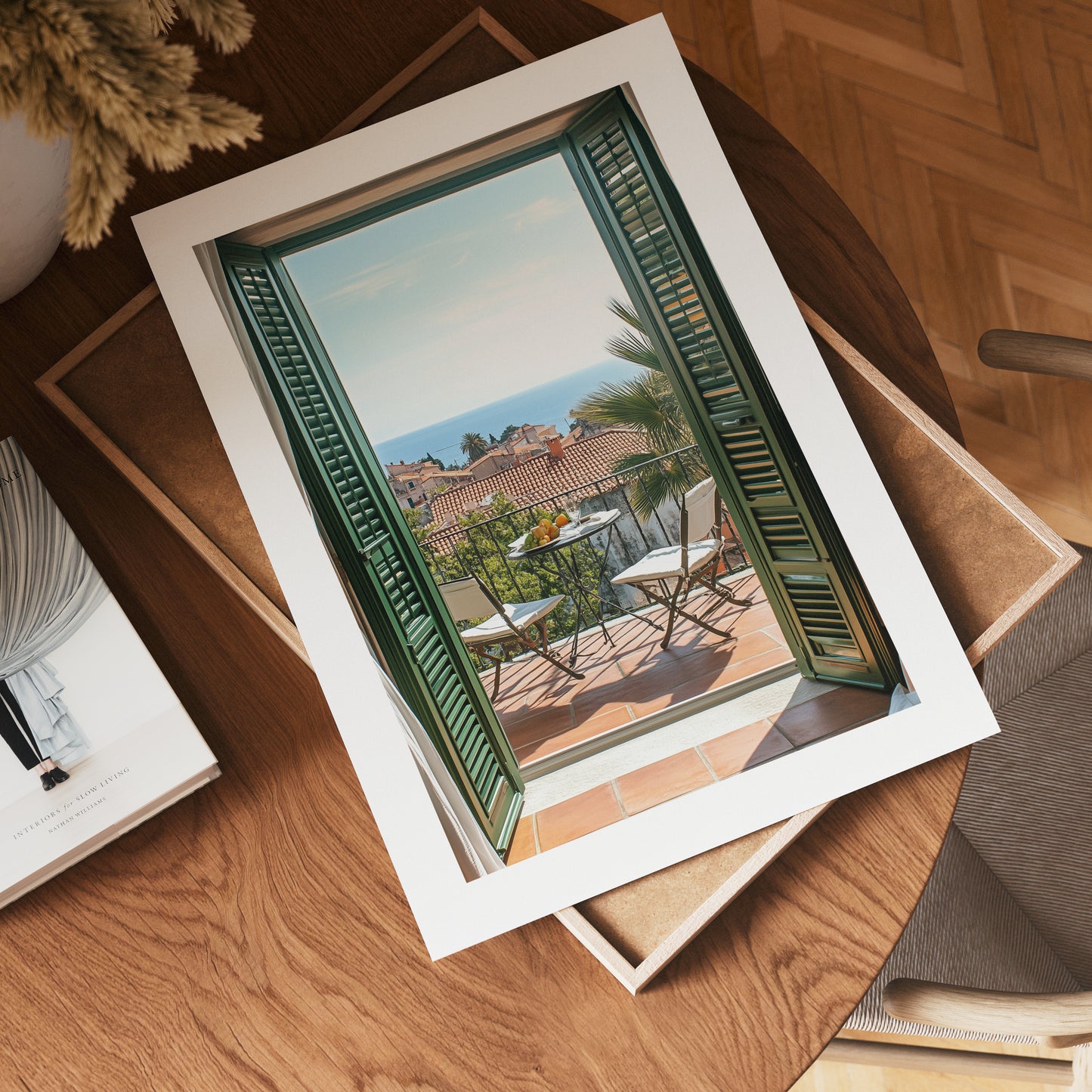Morning on the Terrace Poster