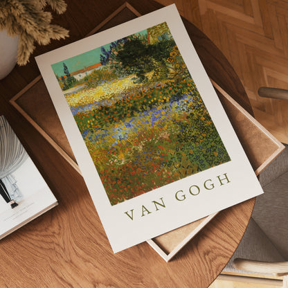 Van Gogh Garden At Arles Poster