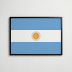 Argentina National Flag Poster affisch – köp poster online – Bozetto väggdekoration