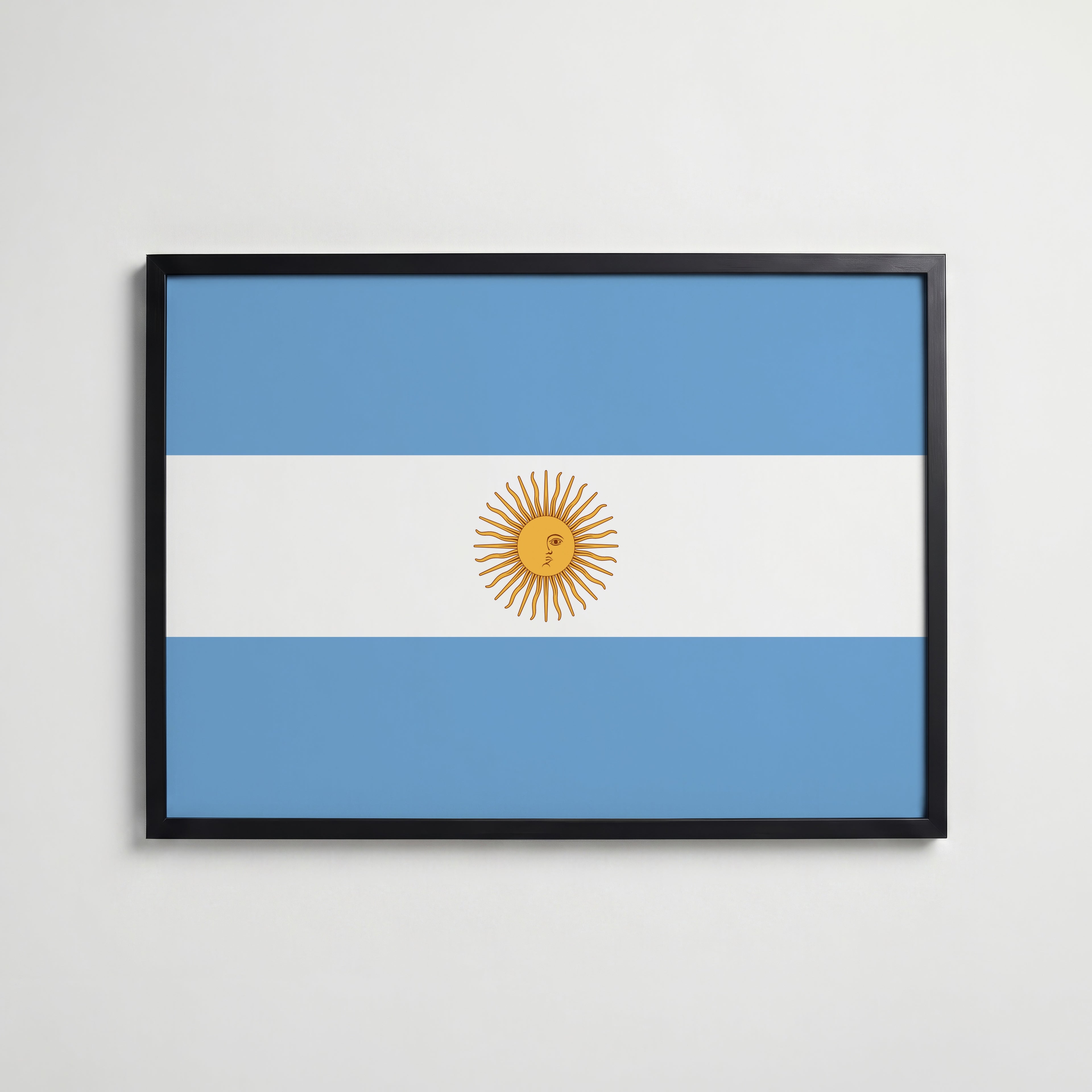 Argentina National Flag Poster affisch – köp poster online – Bozetto väggdekoration