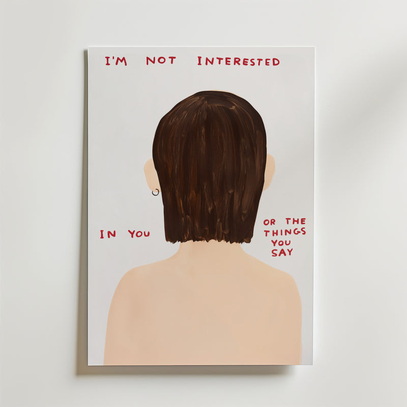 Not Interested Poster