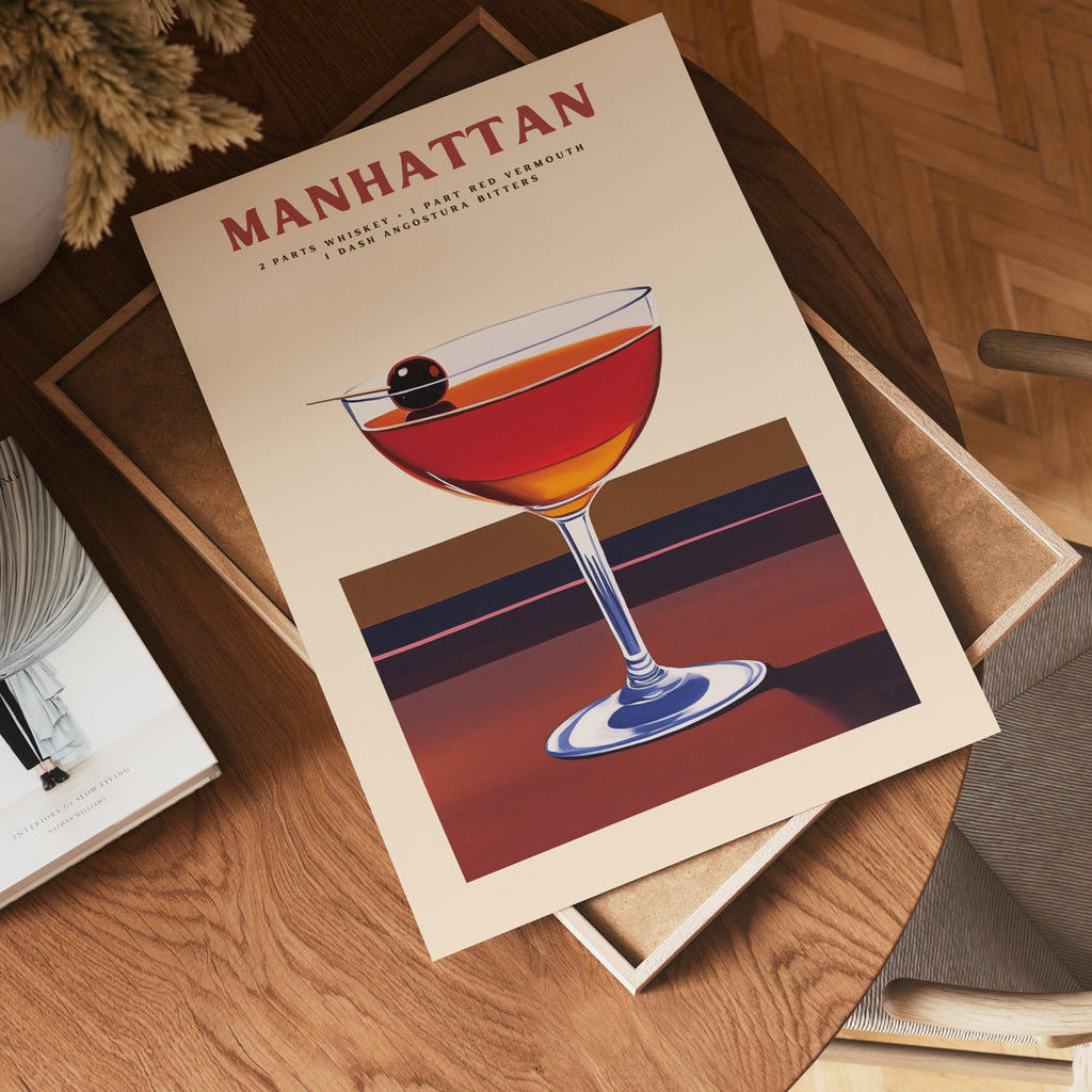 Manhattan No.2 Drink Poster