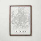 Borås Karta Poster