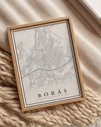 Borås Karta Poster