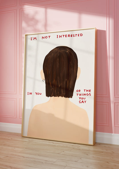 Not Interested Poster