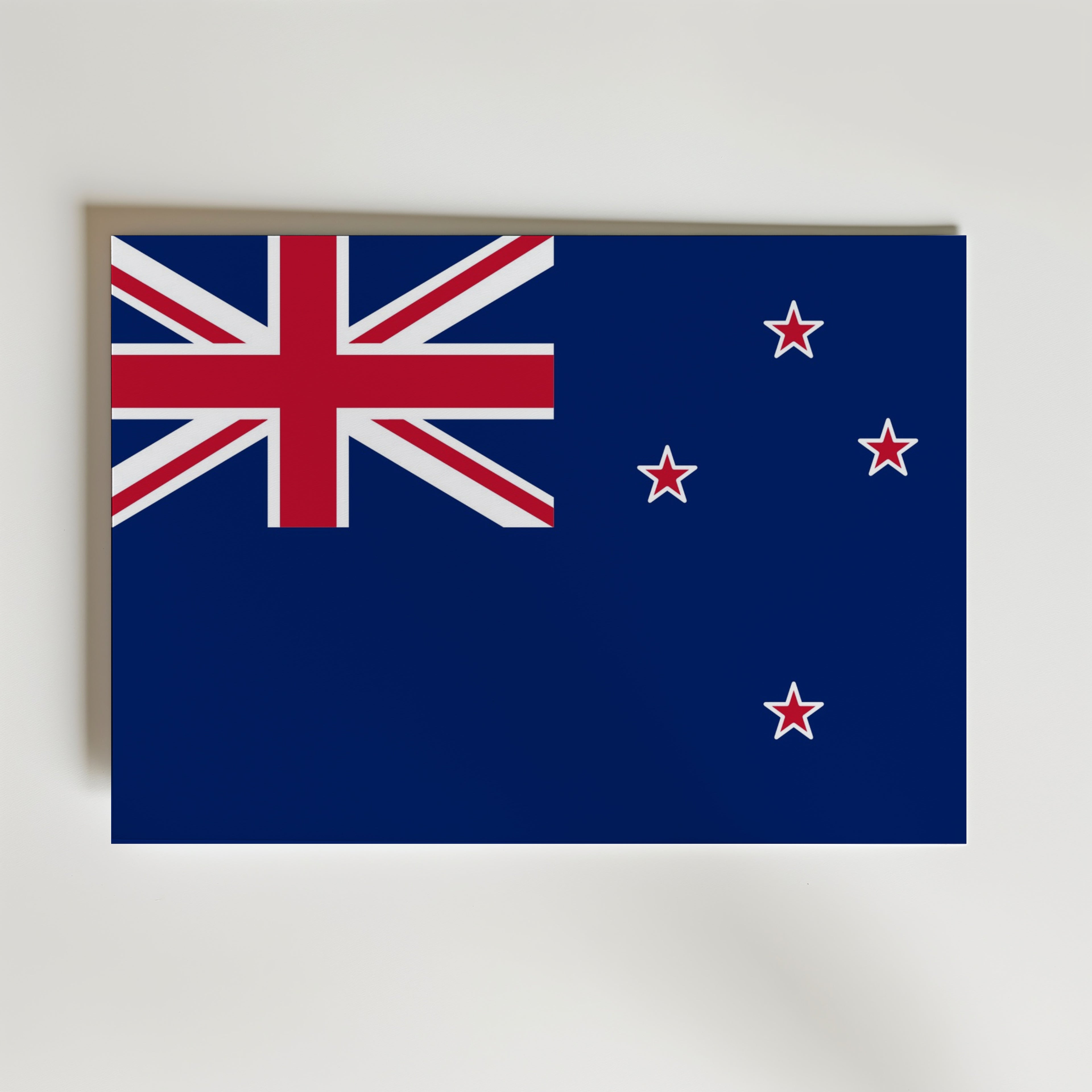 New Zealand National Flag Poster affisch – poster till väggdekoration – köp online hos Bozetto