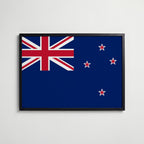 New Zealand National Flag Poster affisch – köp poster online – Bozetto väggdekoration