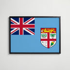 Fiji National Flag Poster affisch – köp poster online – Bozetto väggdekoration