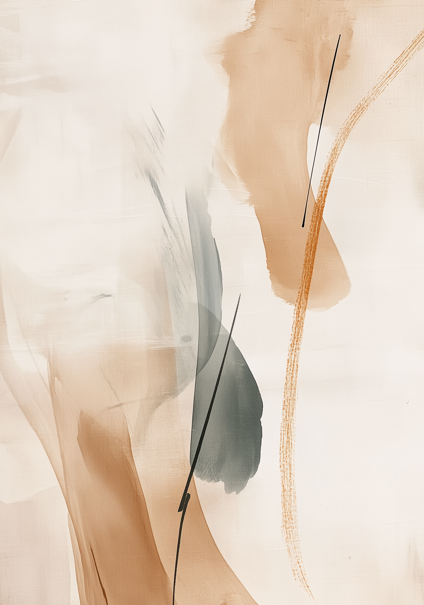 Golden Flow Poster