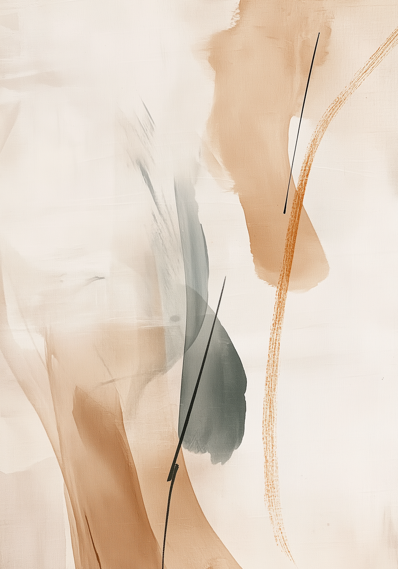 Golden Flow Poster