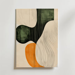 Flowing Shapes Poster