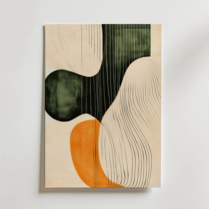 Flowing Shapes Poster