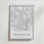 Södertälje Karta Poster
