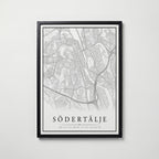 Södertälje Karta Poster