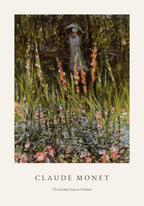 Claude Monet The Garden Gate Poster