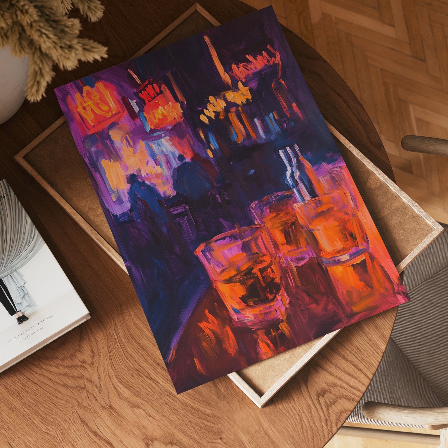 Abstract Bar Poster