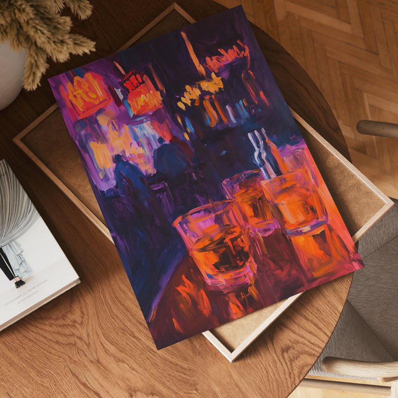 Abstract Bar Poster