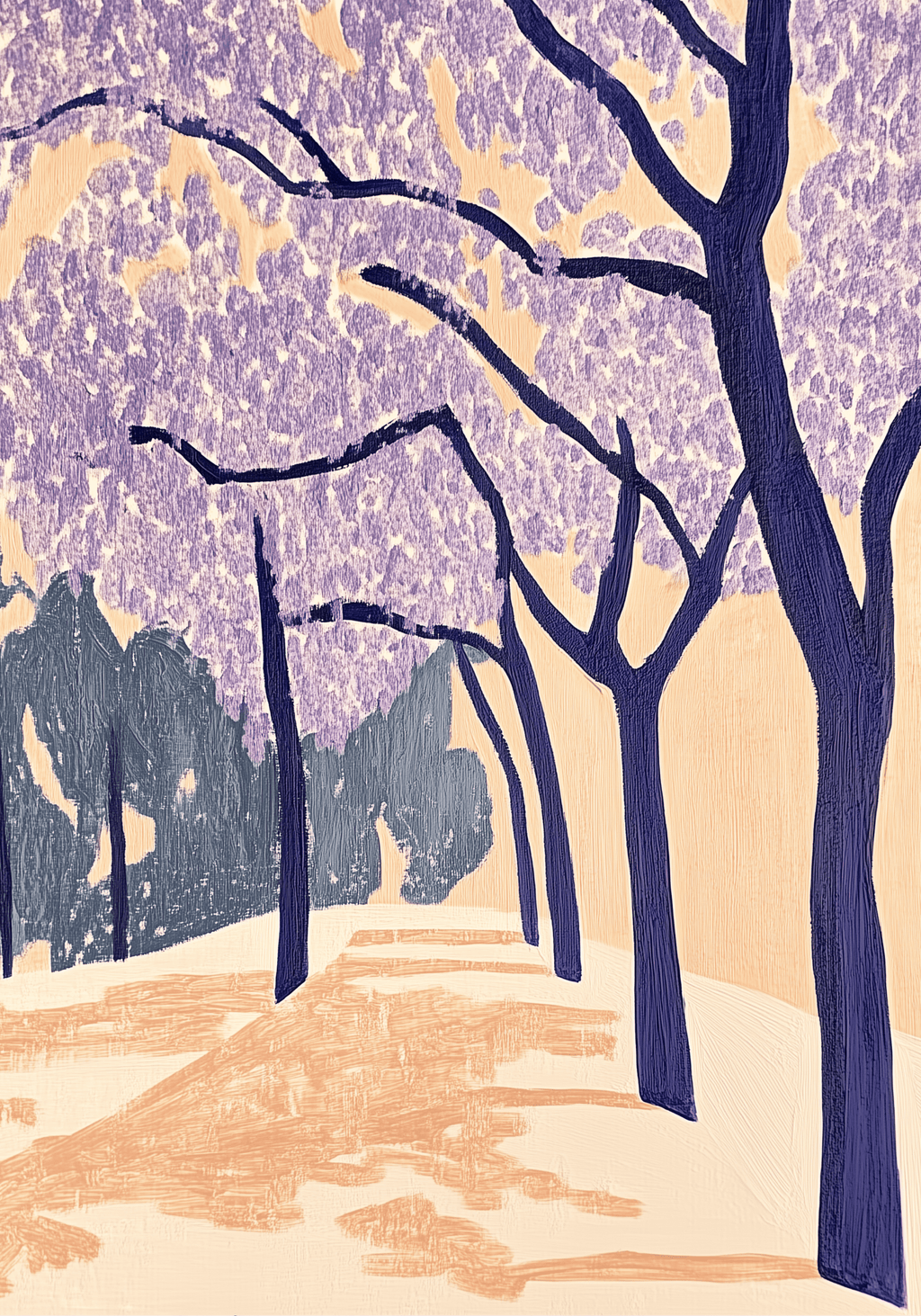 Blossoming Cherry Tree Poster