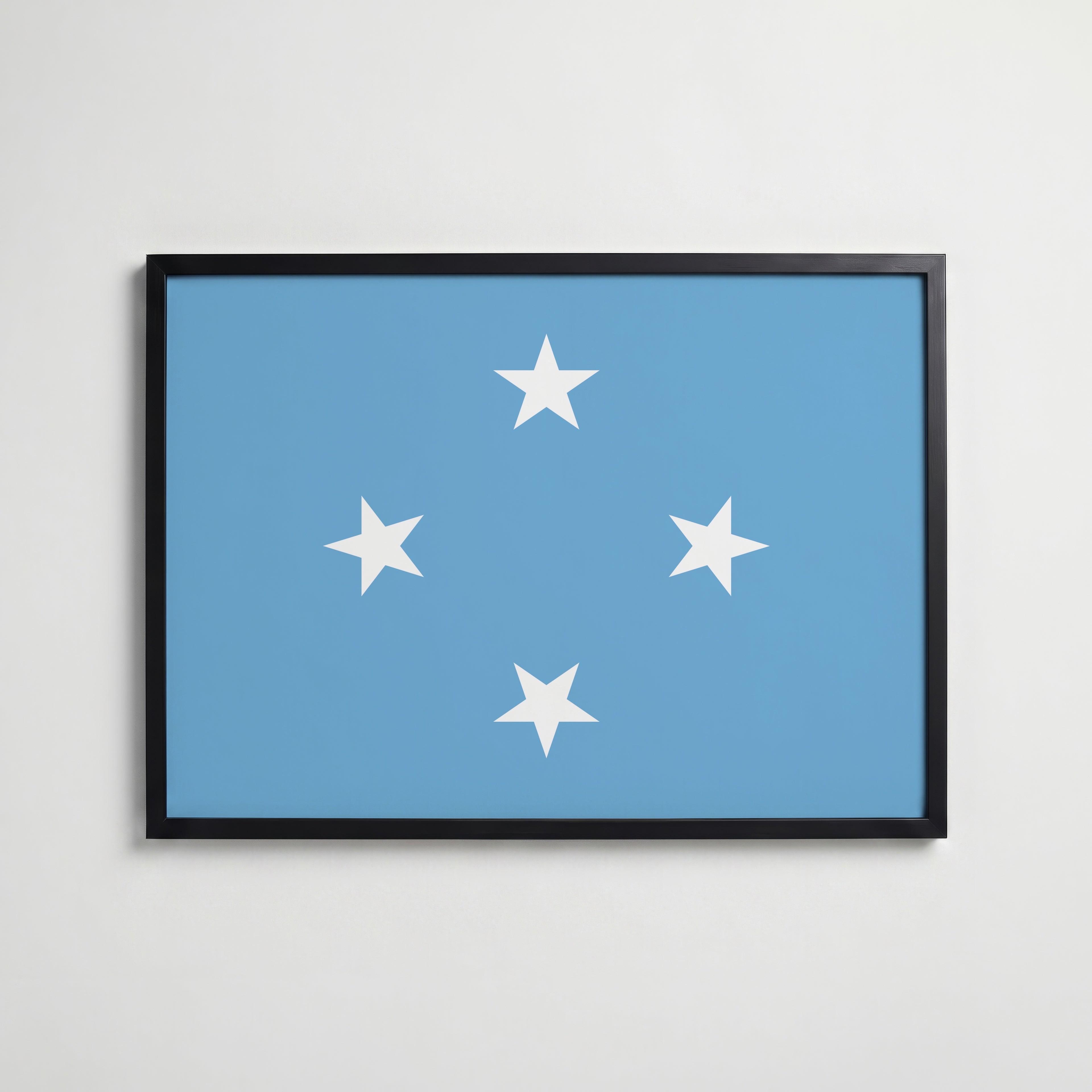 Micronesia National Flag Poster affisch – köp poster online – Bozetto väggdekoration