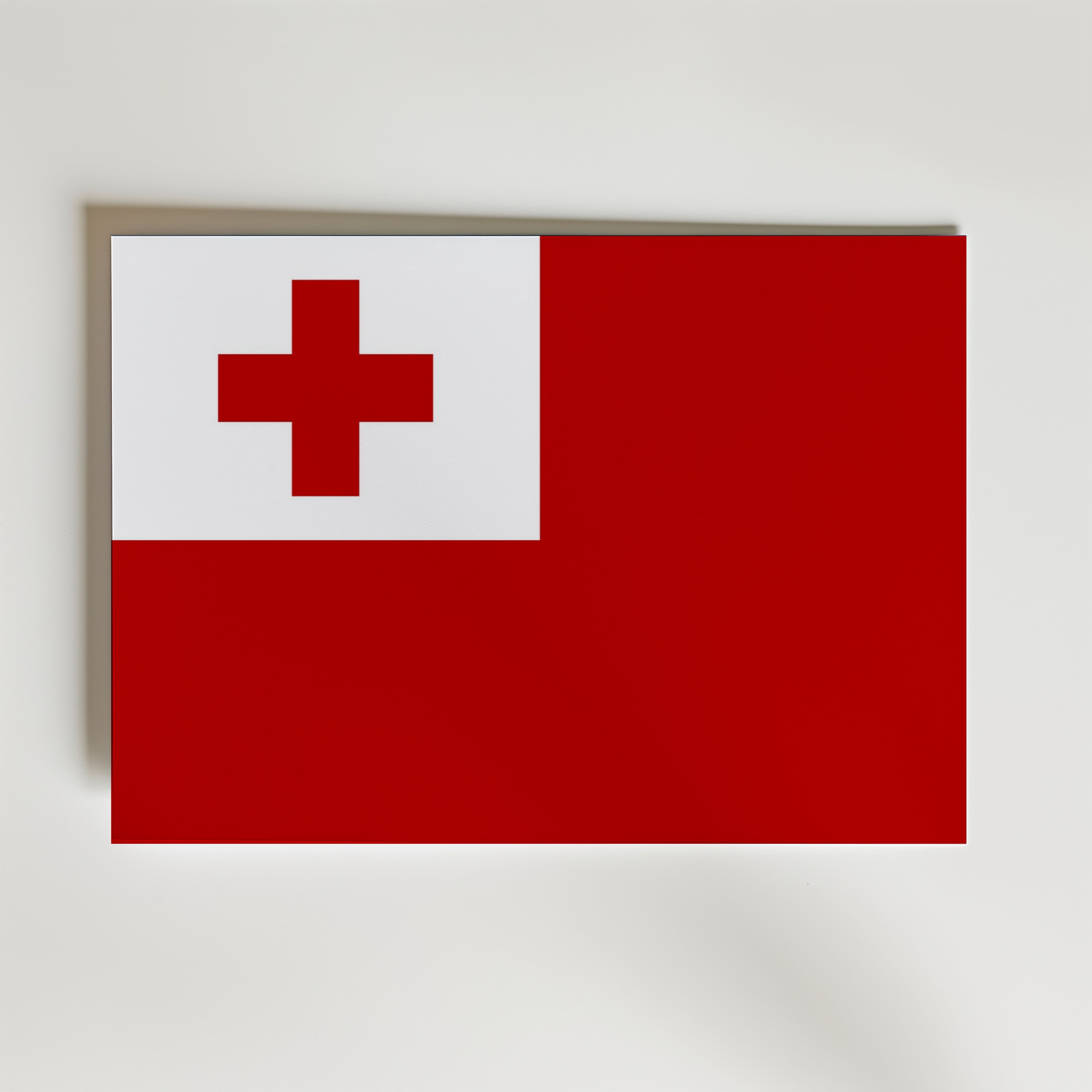 Tonga National Flag Poster affisch – poster till väggdekoration – köp online hos Bozetto