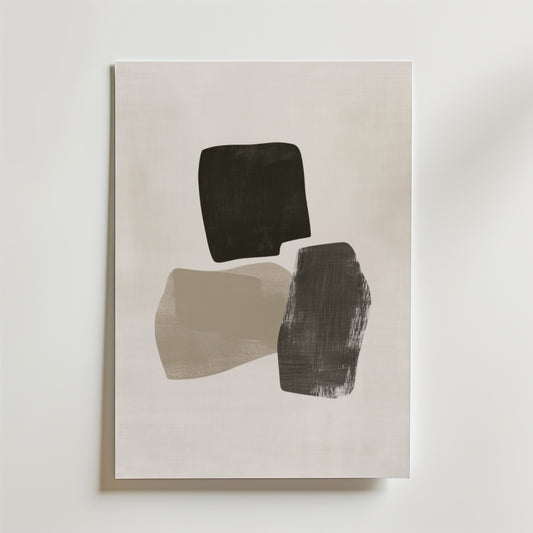 Muted Geometry Poster