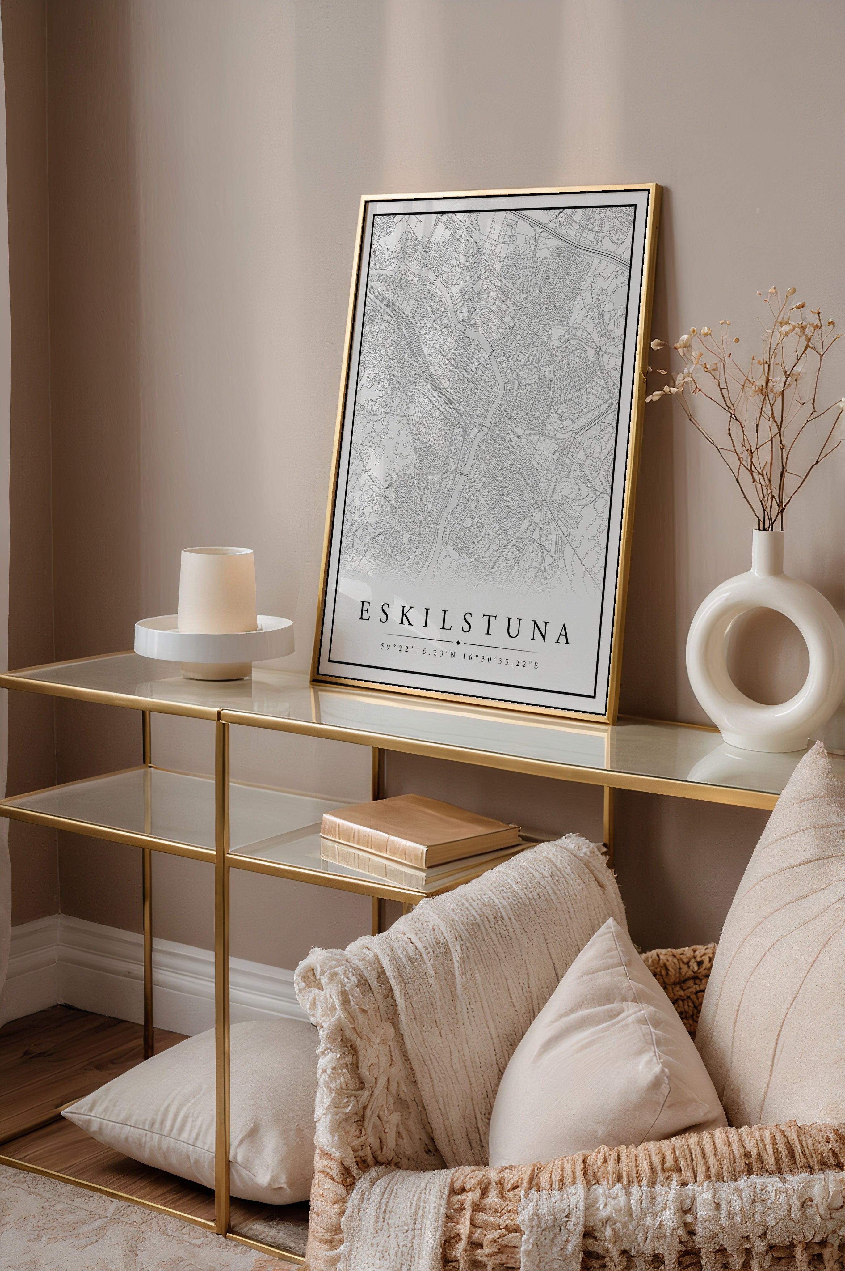 Eskilstuna Karta Poster