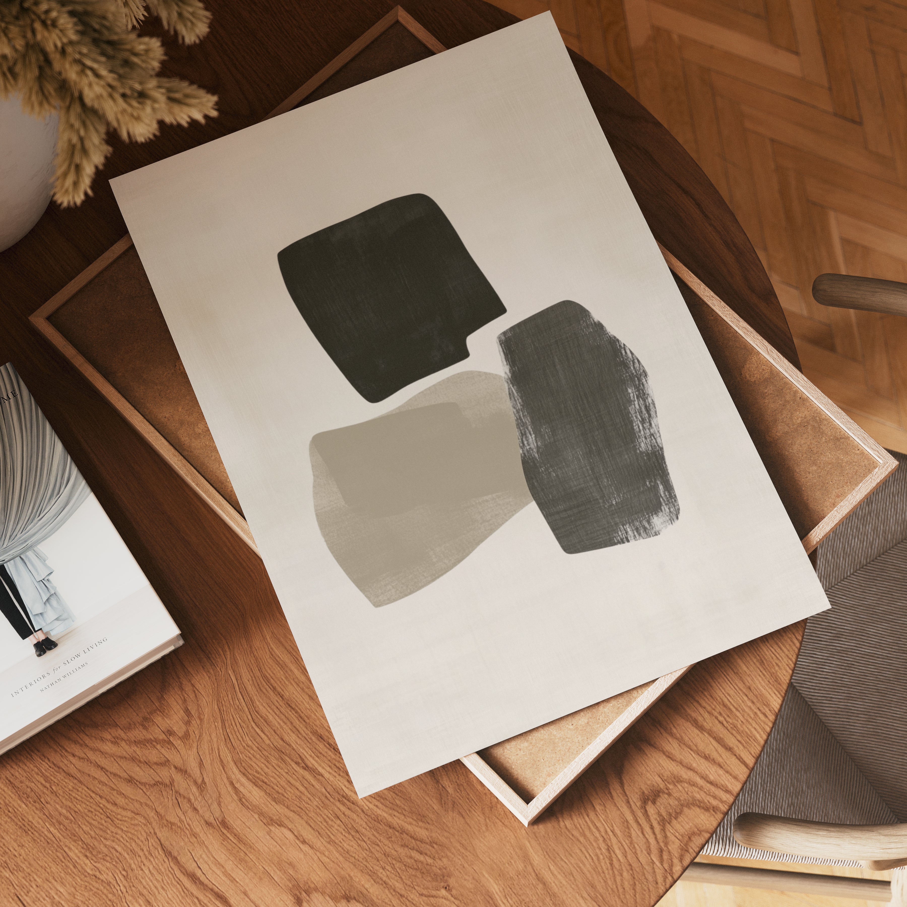 Muted Geometry Poster