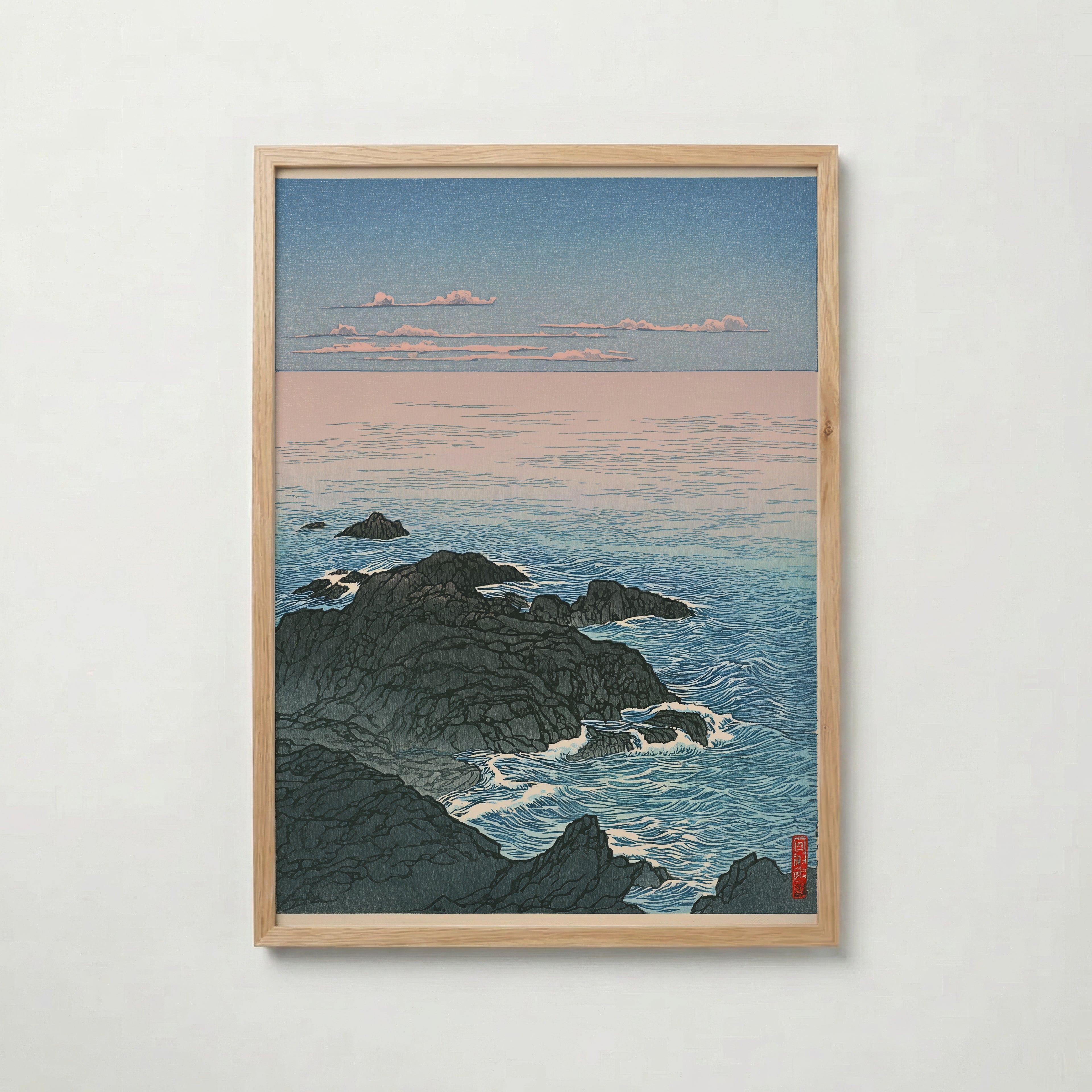 Ocean Horizon Poster affisch – stilren väggdekoration – Bozetto posters