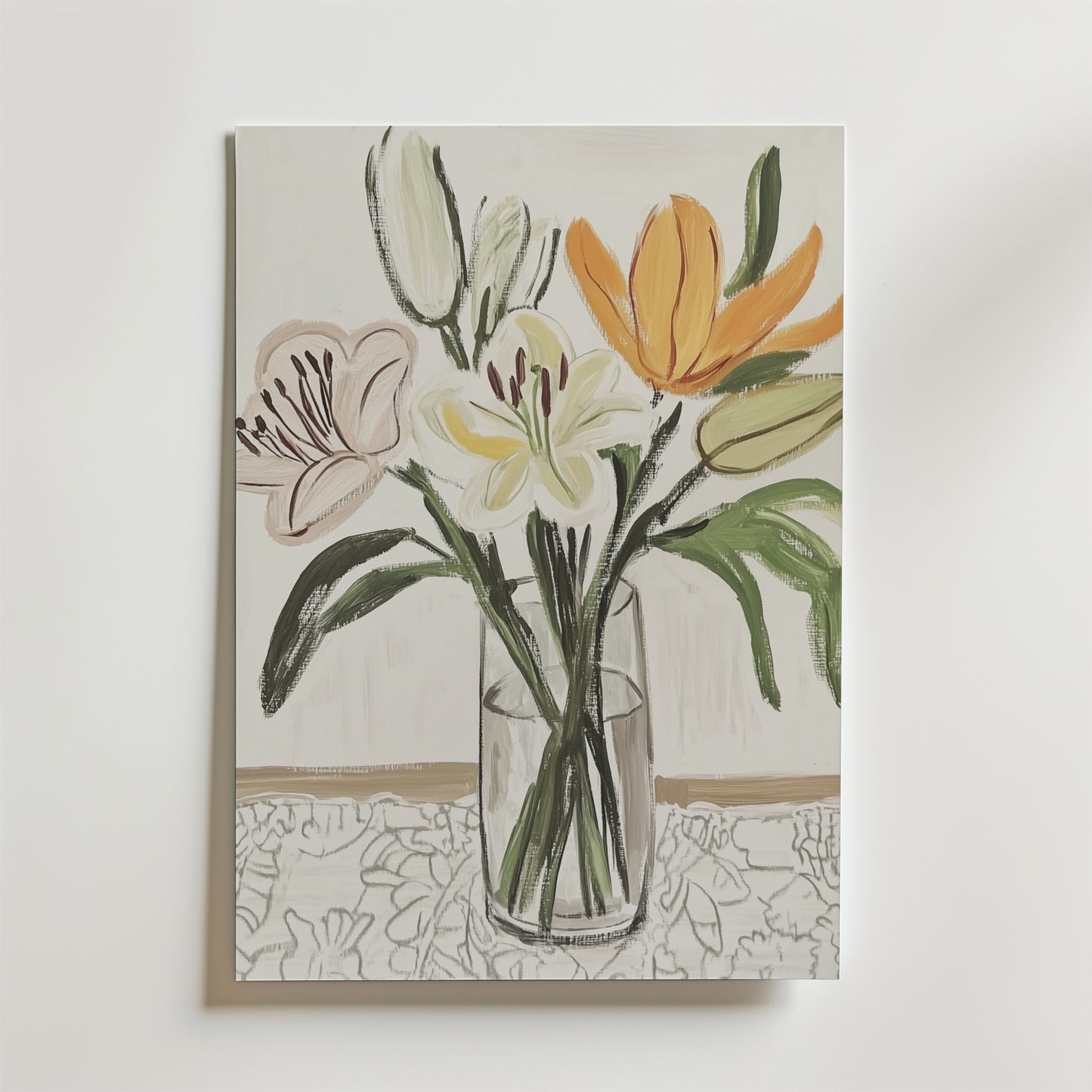 Purple Lavender Fields Poster