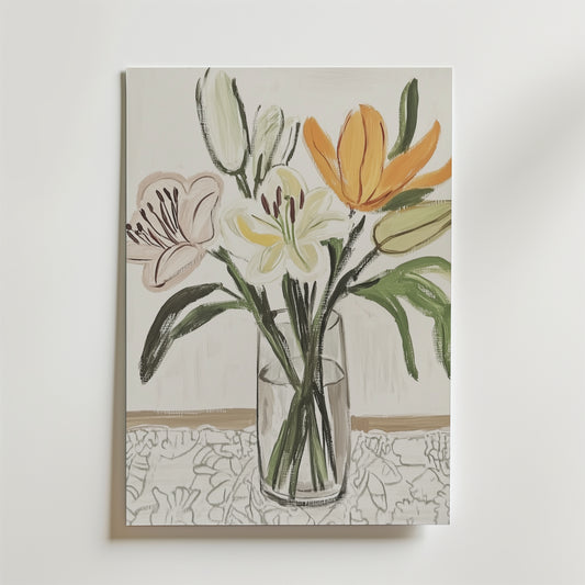 Purple Lavender Fields Poster