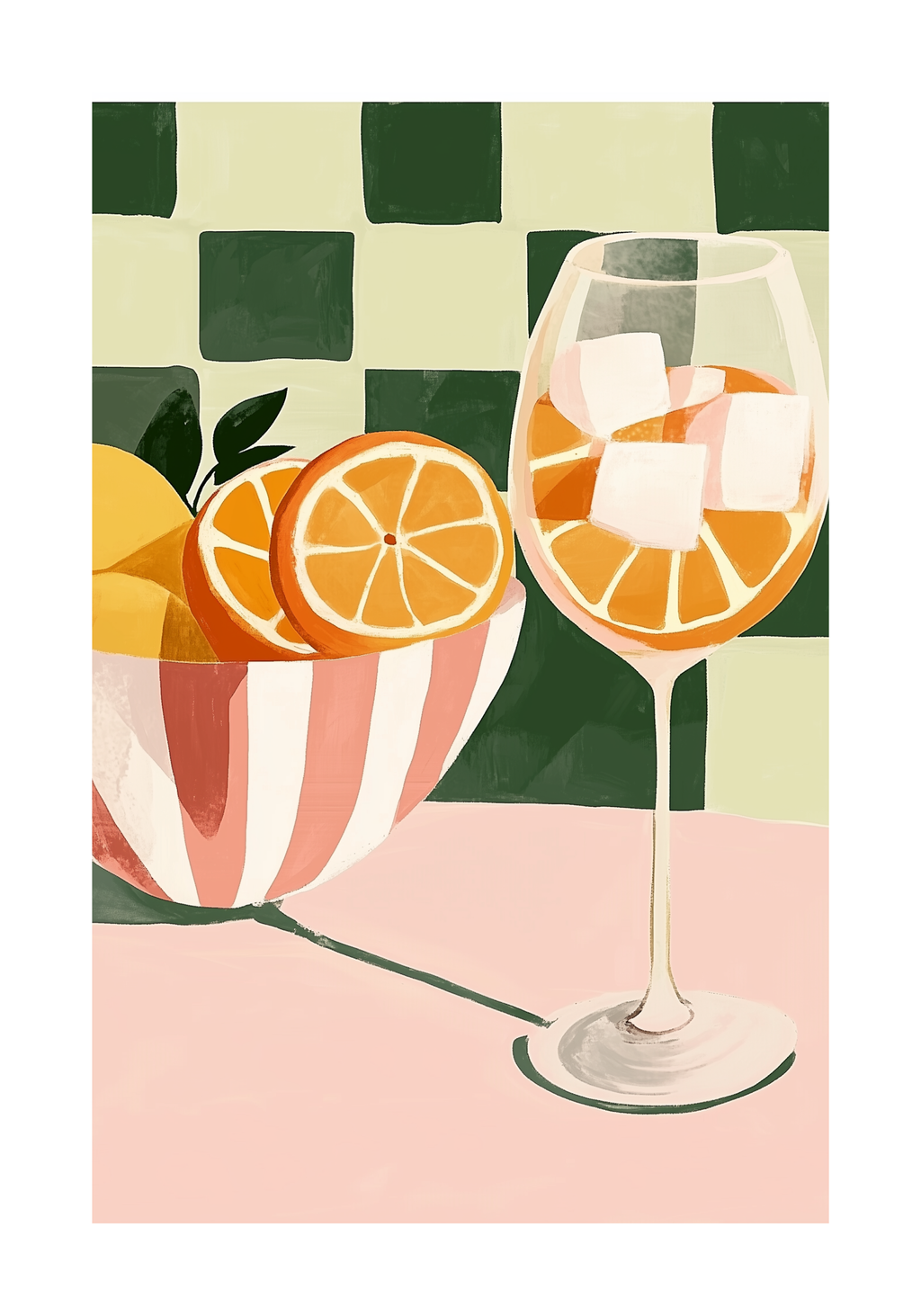 Tropical Charm Drink Poster