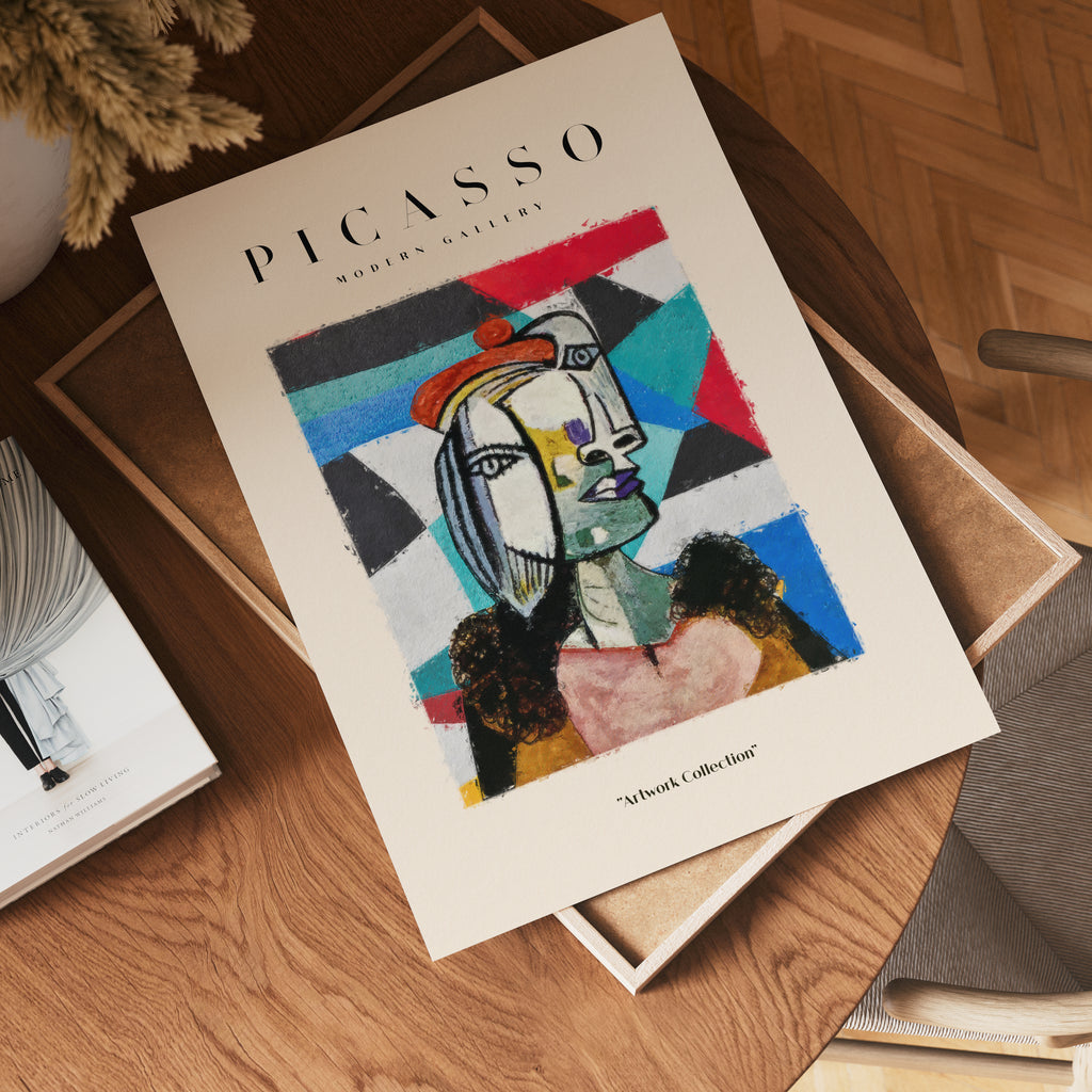 Colorful Abstract Face Poster