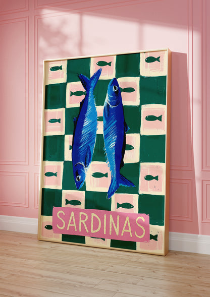 Sardinas Fish Poster