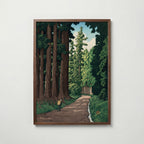 The Road to Nikko Kawase Hasui Poster affisch – stilren väggdekoration – Bozetto posters