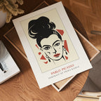 Picasso Portrait Of Frida Kahlo Poster