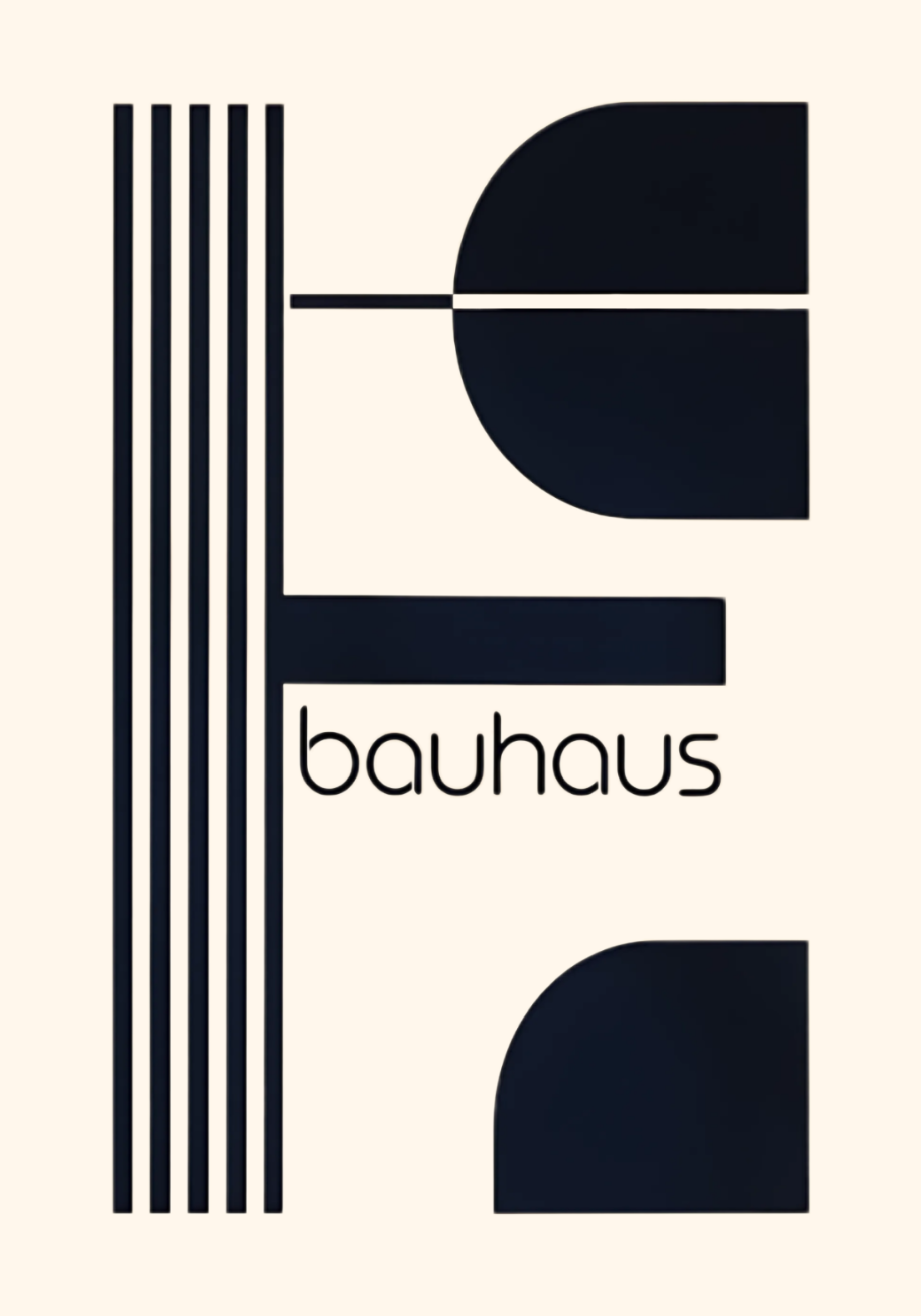 Bauhaus Geometry No.2 Poster
