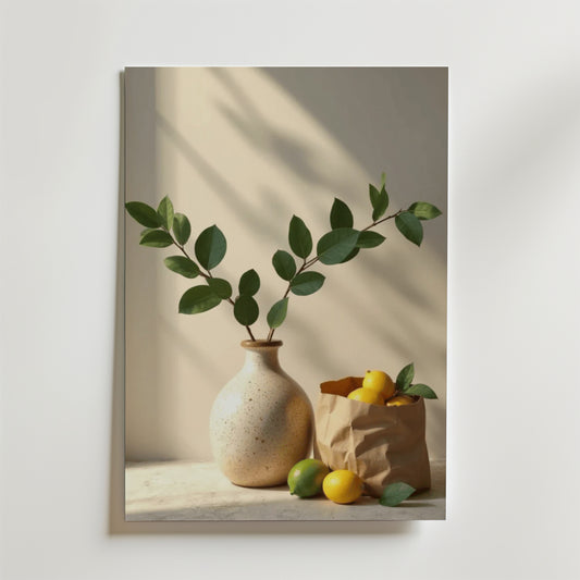 Ceramic Vase Lemon Love poster