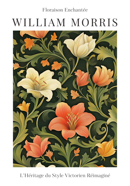 Floraison Enchantée William Morris Poster