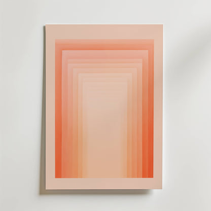 Peach Gradient Poster